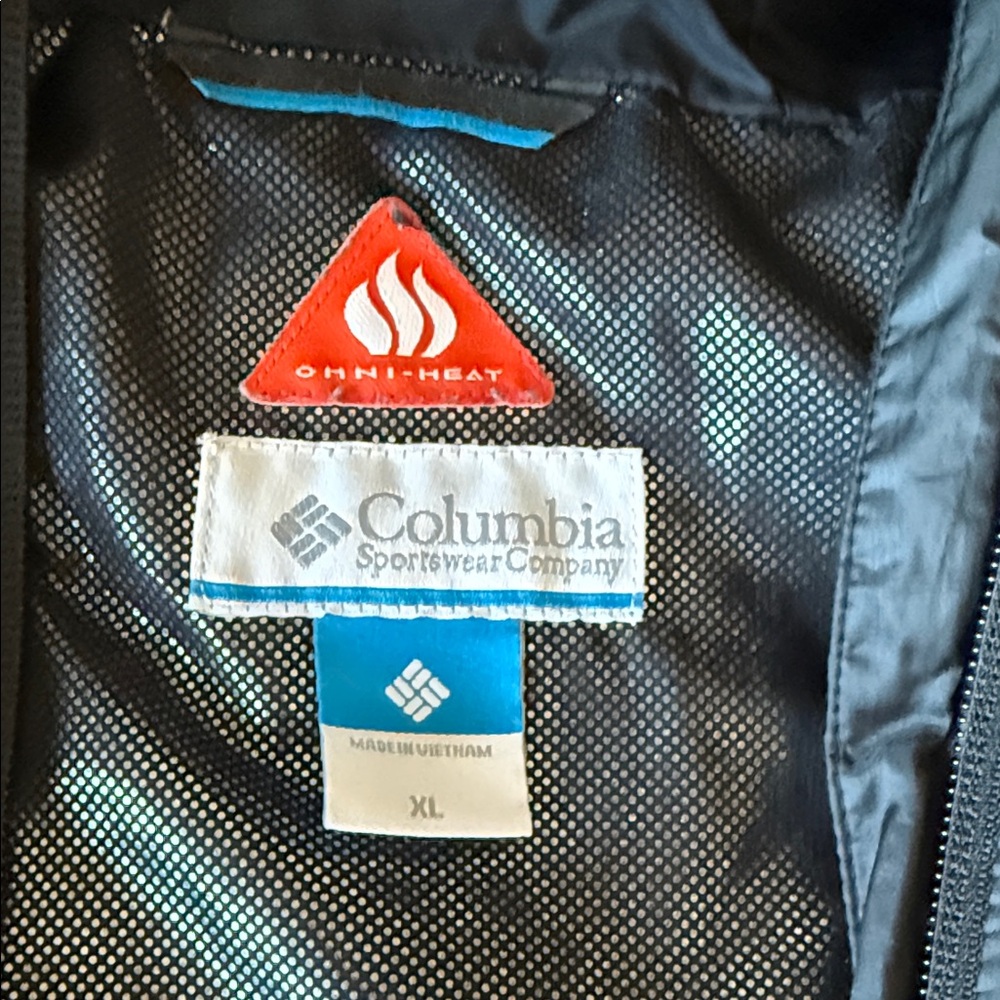 Columbia Omni-Heat Black Puffer Jacket
